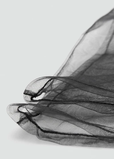 Long semi-transparent gloves