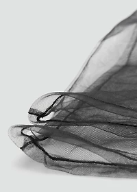 Long semi-transparent gloves