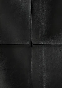 Leather pencil skirt