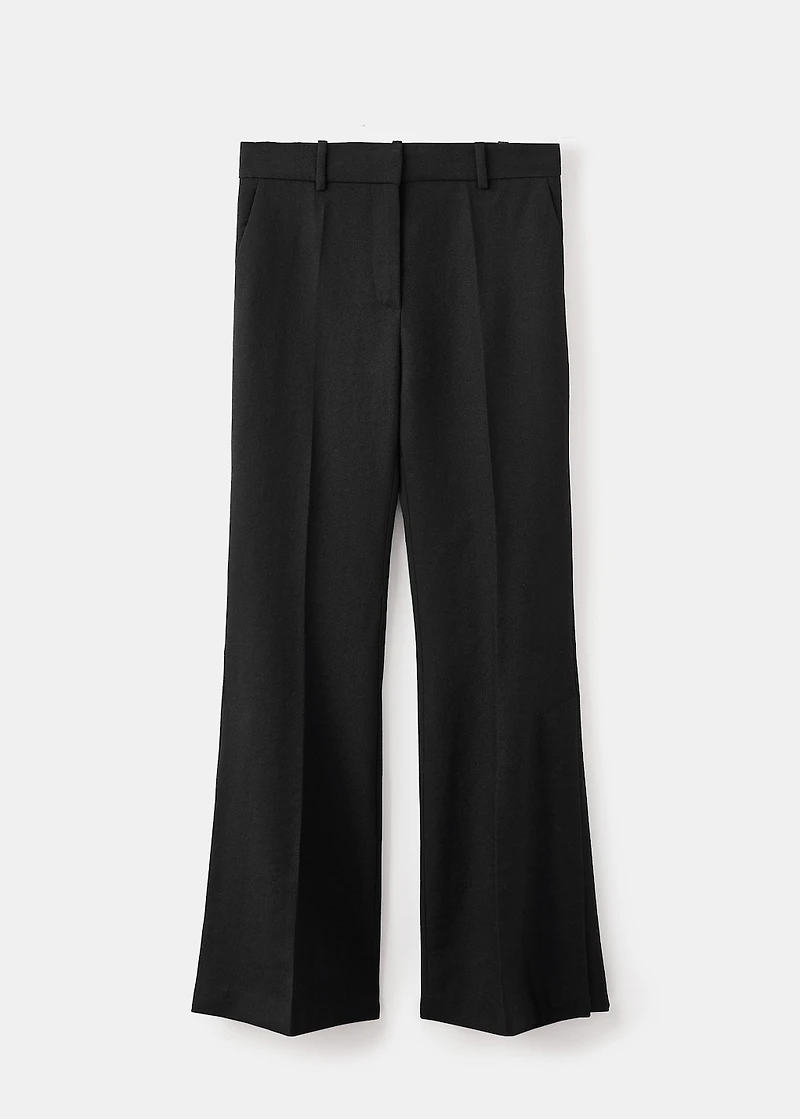 Wool suit pants