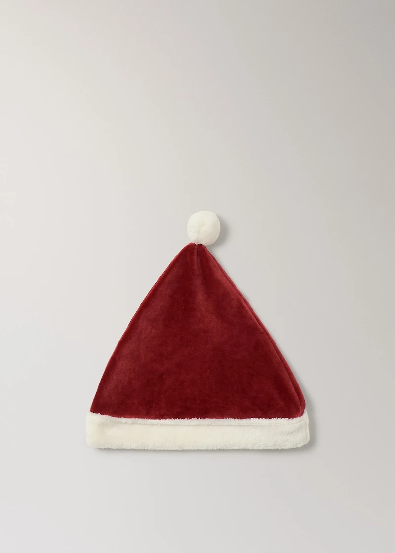 Christmas cotton velour cap