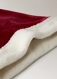 Christmas cotton velour cap