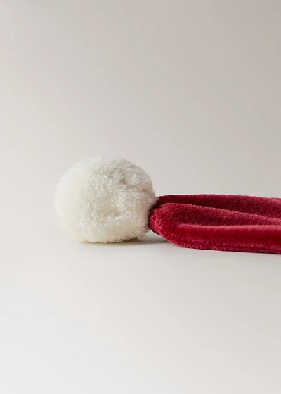 Christmas cotton velour cap