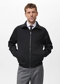 Cotton sweatshirt zipper