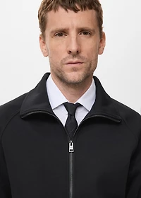 Cotton sweatshirt zipper