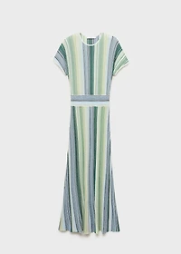 Woven striped dress
