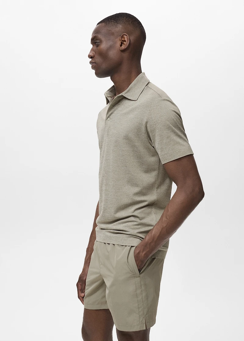 COOLMAX® slim-fit polo shirt