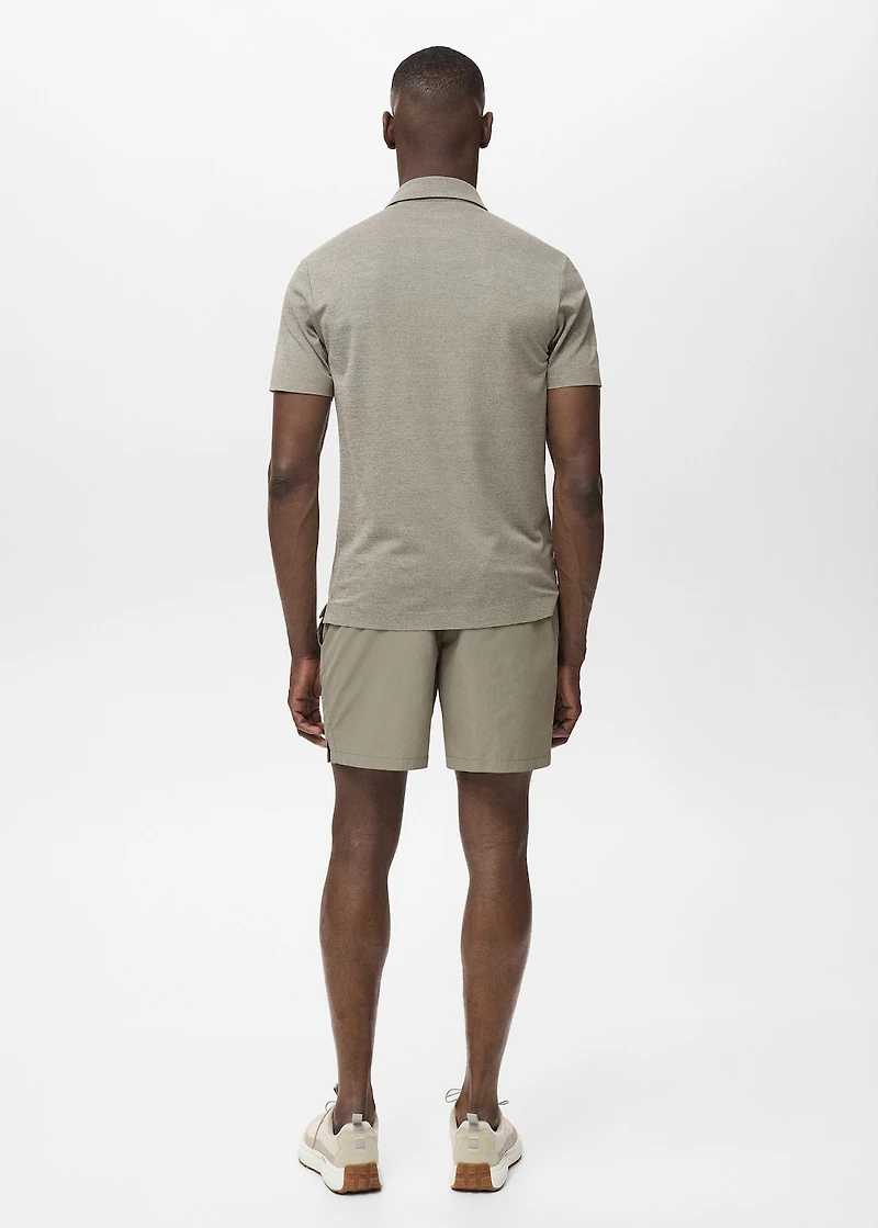 COOLMAX® slim-fit polo shirt