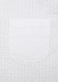 Textured cotton shirt