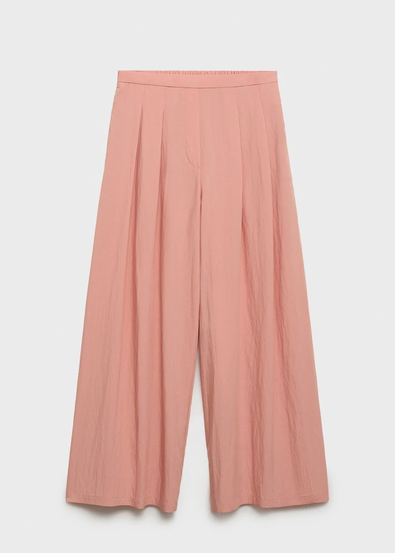 Dart palazzo pants