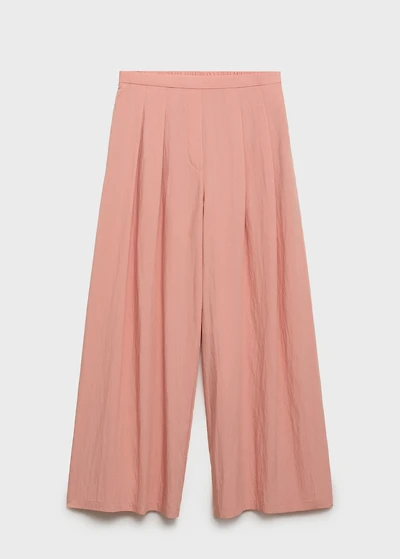 Dart palazzo pants