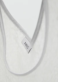 Sequinned shoulder bag