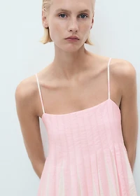 Striped balloon dress