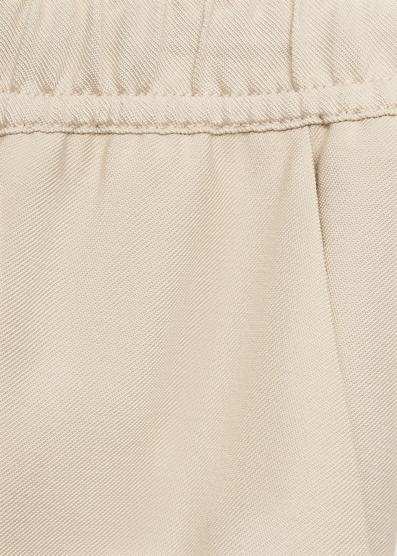 Drawstring flowy pants