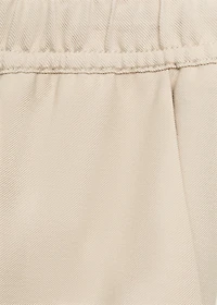 Drawstring flowy pants