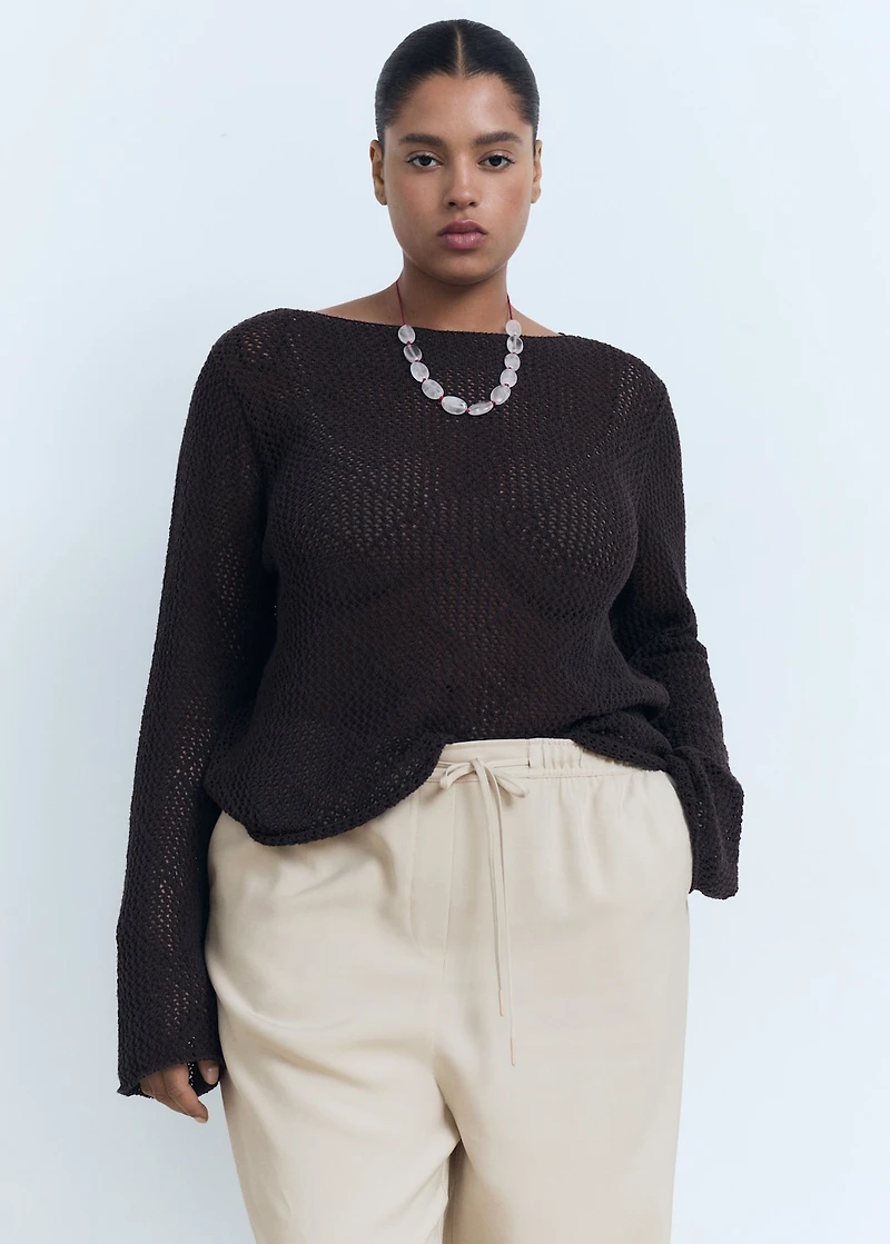 Drawstring flowy pants