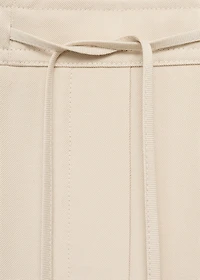 Drawstring flowy pants