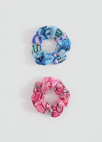 Pack of 2 hair scrunchies