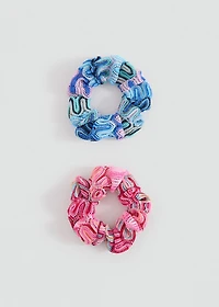 Pack of 2 hair scrunchies