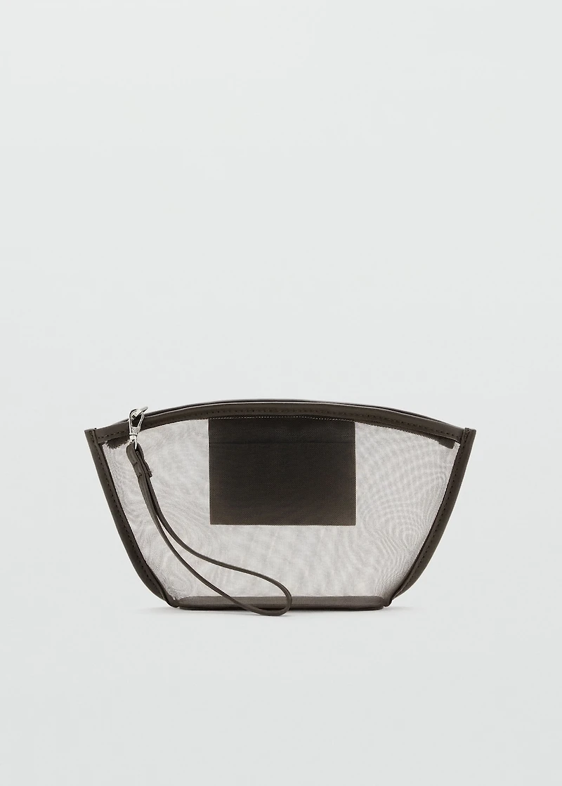 Mesh toiletry bag