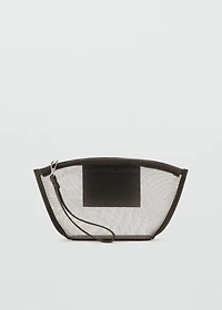 Mesh toiletry bag
