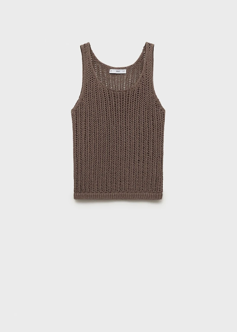 Crochet top with straps