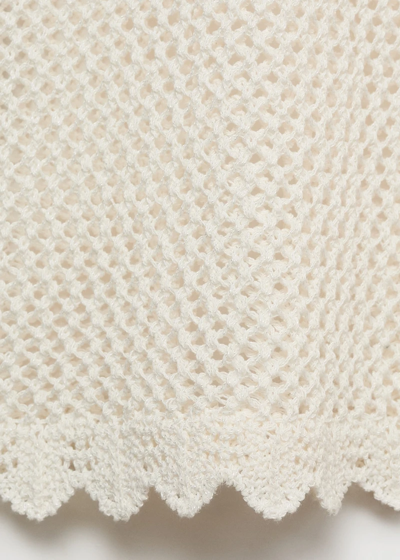 Crochet flared pants