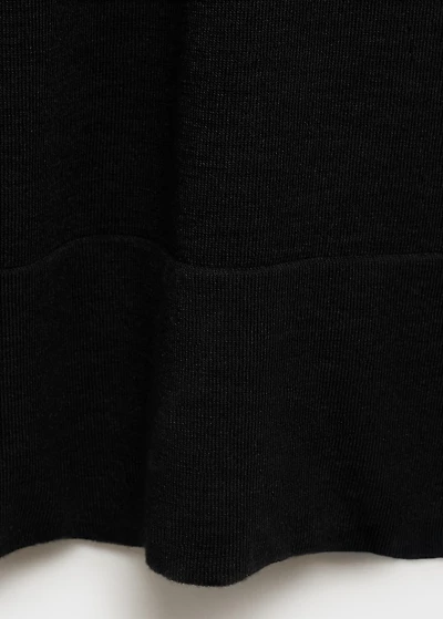 Fine-knit straight-fit pants