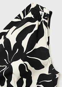 Asymmetrical pleated dress