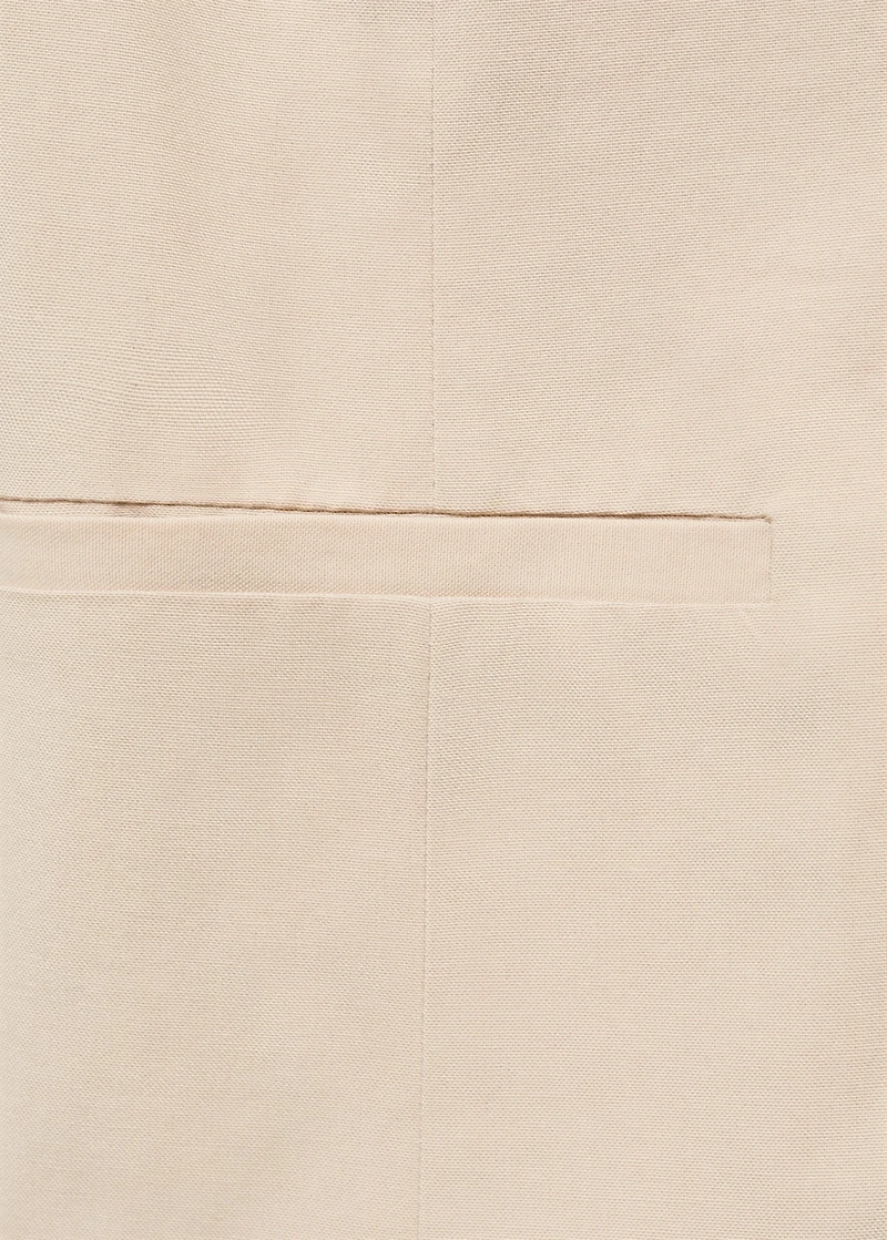 Suit vest with buttons