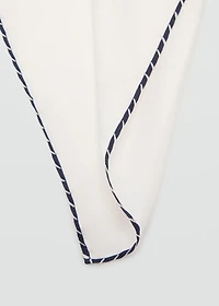 100% silk embroidered pocket handkerchief