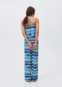 Top with tie-dye print