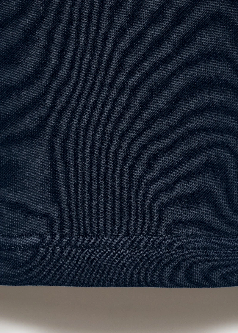 Polo-neck sweatshirt