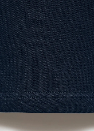 Polo-neck sweatshirt