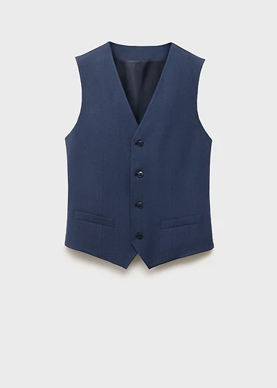 Paris super slim-fit suit vest