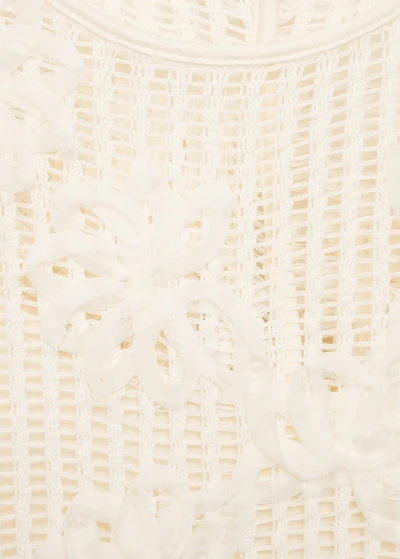 Floral crochet dress