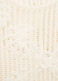 Floral crochet dress