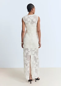 Floral crochet dress