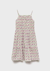 Midi printed dress