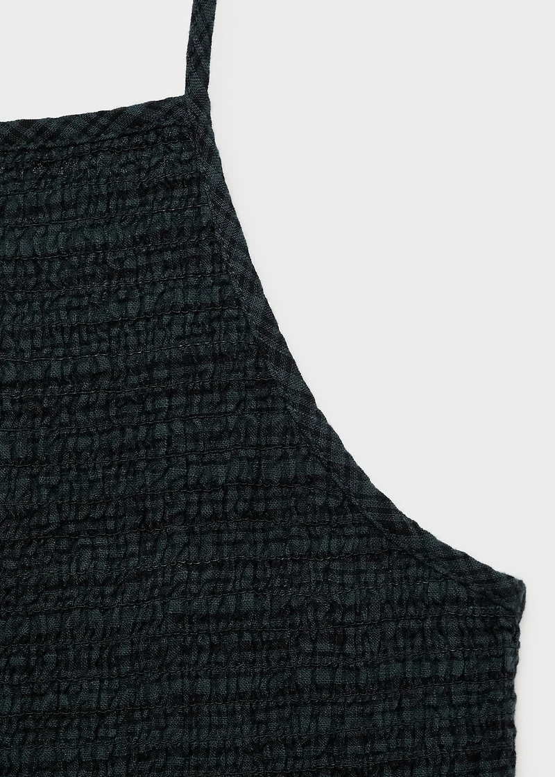 Long halter-neck dress