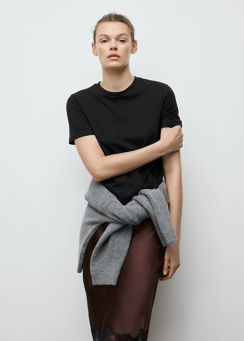 Cotton short-sleeved t-shirt