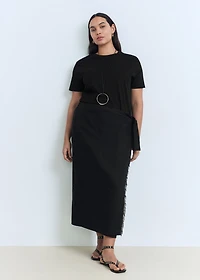 Cotton short-sleeved t-shirt