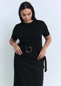 Cotton short-sleeved t-shirt