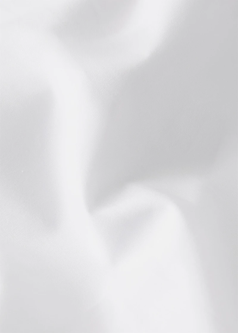 200-thread count percale cotton top sheet for 90 cm bed