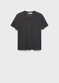 Short-sleeved micro-modal pajama top