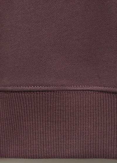 Plain organic cotton sweatshirt