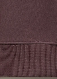 Plain organic cotton sweatshirt