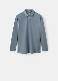 Cotton basic polo shirt