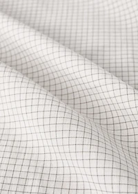 Cotton mini-gingham check pillowcase