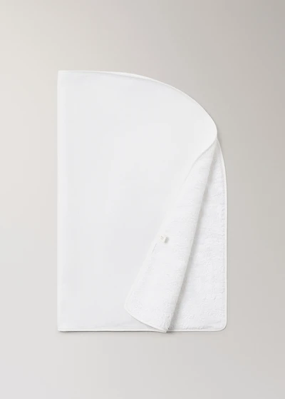 Cotton textured baby blanket